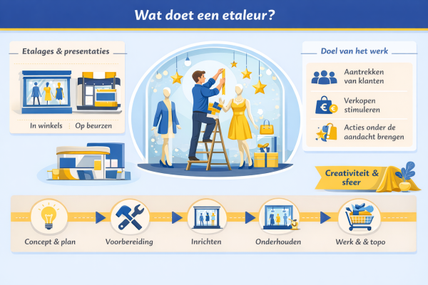 Alles over het beroep etaleur Wat doet een etaleur